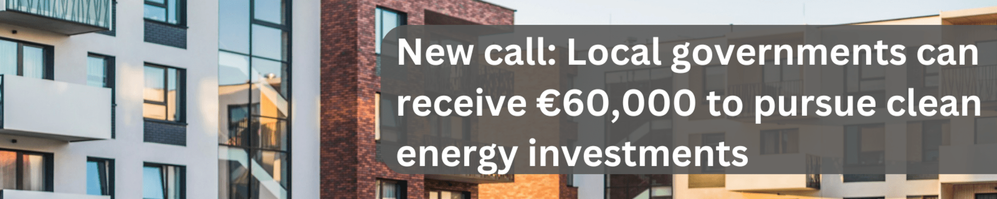 A visual announcing the new call being launched