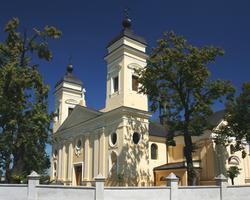 Saint Bartholomew church in Szczekociny, Poland
