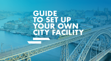 Front page of the report called "GUIDE TO SET UP YOUR OWN CITY FACILITY"