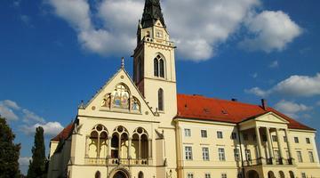 A photo of a Greek Catholic Cathedral in Križevci