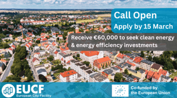 A visual saying the 6th EUCF Call closed on 15 March 2024